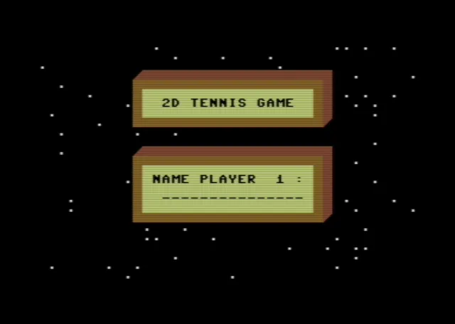 2D Tennis Game