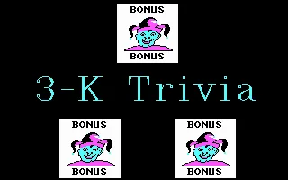 3-K Trivia