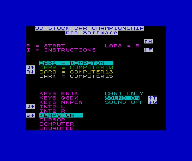 3D Stock Car Championship [a]