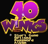 40 Winks (Game Boy Color, unreleased)
