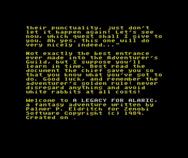 A Legacy for Alaric v3 [a]