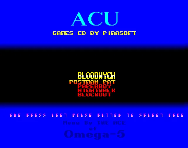 ACU Games CD by Pirasoft