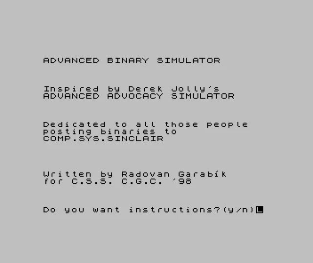 Advanced Binary Simulator