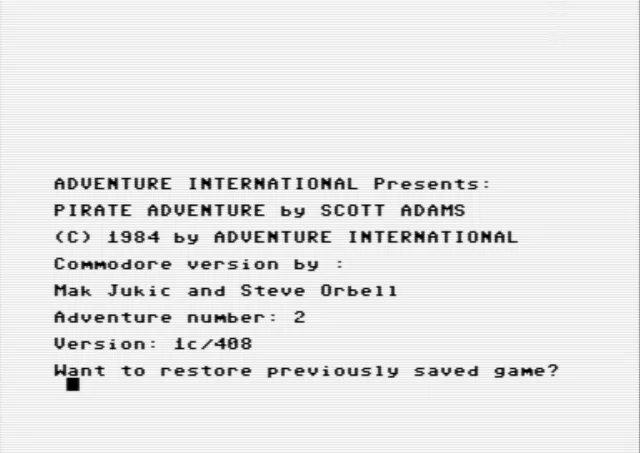 Adventure #02 Pirate Adventure (1985)(Scott Adams)[h Ram Fire]