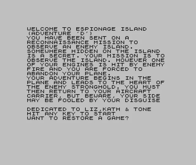 Adventure D - Espionage Island [a2]