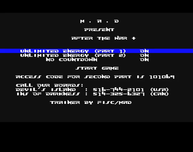 After the War (1989)(Dinamic)[cr QTX][t +3 MAD]