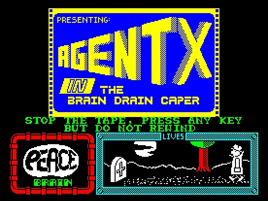 Agent-X in The Brain Drain Caper [a][level 1]