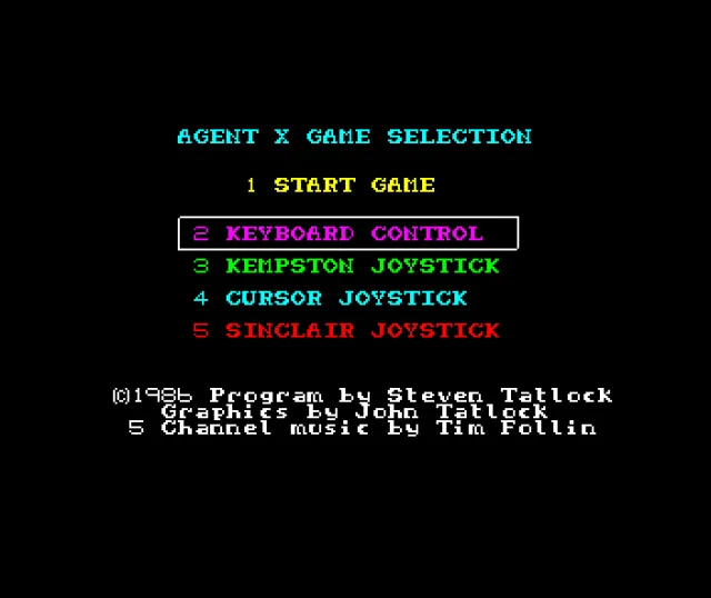 Agent-X in The Brain Drain Caper [start]