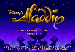 Aladdin (bootleg of Japanese Megadrive version)