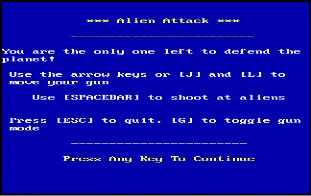 Alien Attack