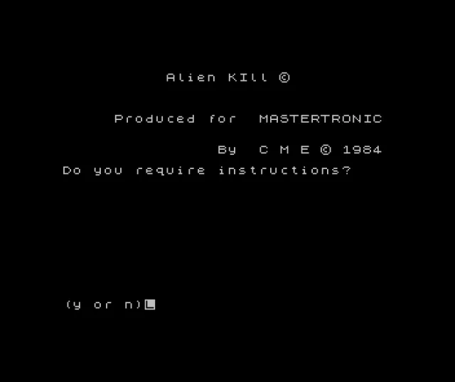 Alien Kill [a]