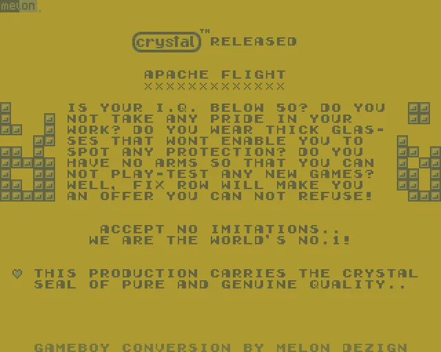 Apache Flight (1992)(Atlantis)[cr CSL][t +5 DTC]