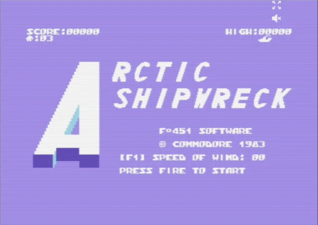 Arctic Shipwreck (1983)(Commodore)[h UGS]