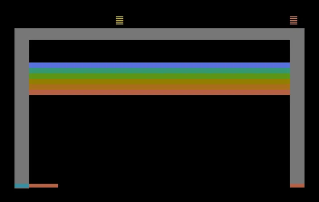 Arkanoid Test (Breakout Hack) (2004) (Kurt Howe) (4K)
