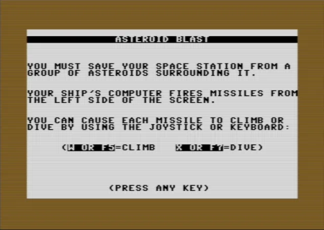 Asteroid Blast