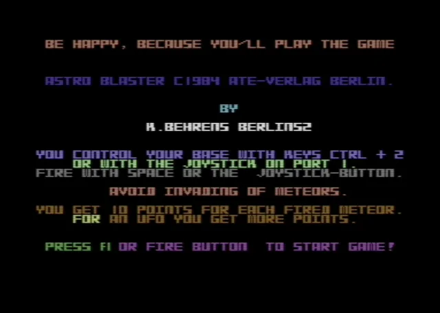 Astro Blaster