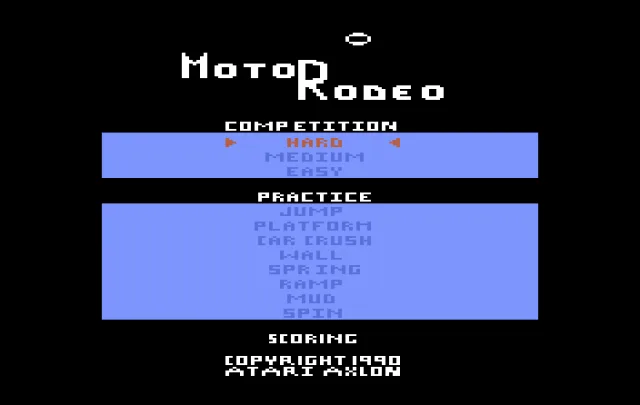 Atari 2600: MotoRodeo