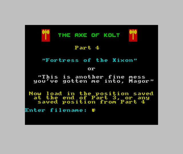 Axe of Kolt, The (Part 4 of 4)[a][128K]