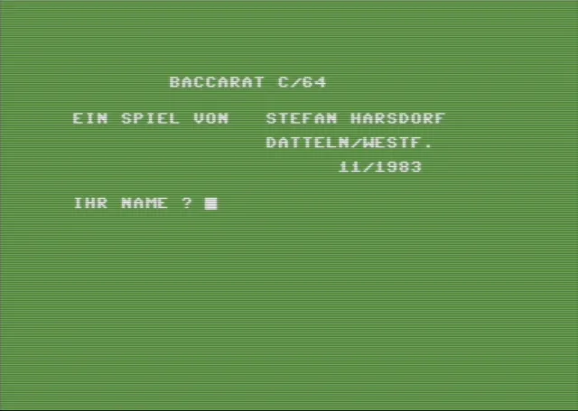 Baccarat C-64
