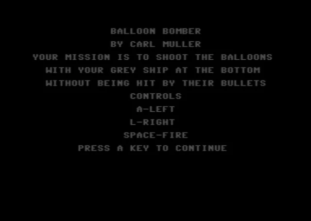 Balloon Bomber