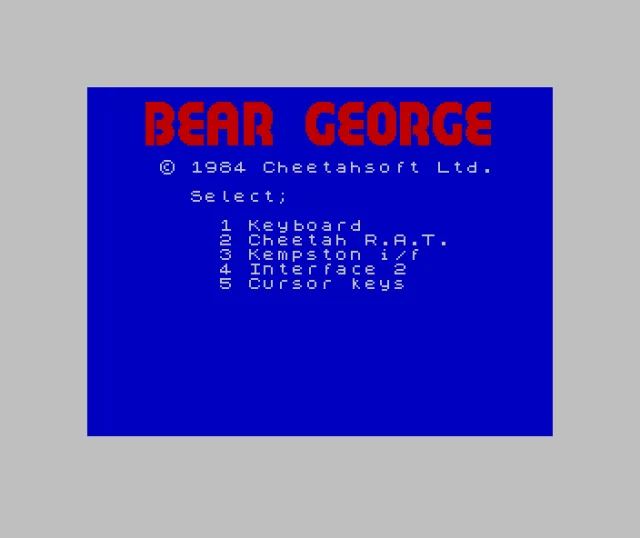 Bear George