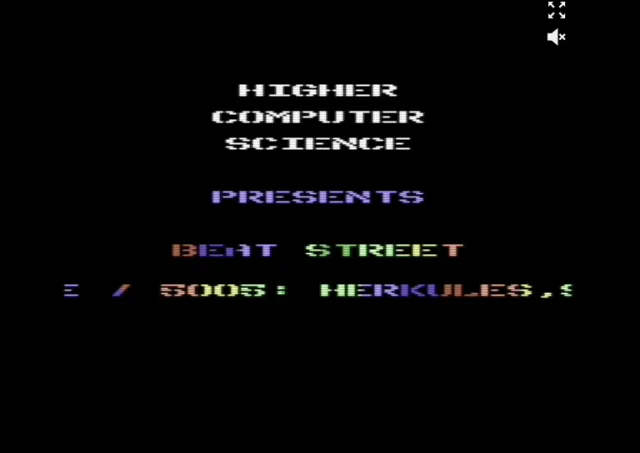 Beat Street (19xx)(Higher Computer Science)