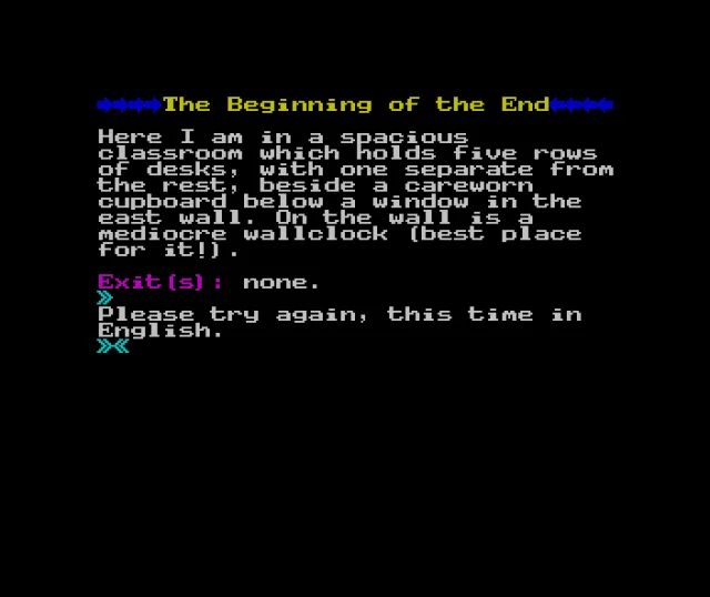 Beginning of the End, The (Part 1 of 2)
