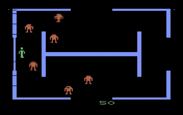 Berzerk Diagonal Firing (Berzerk Hack) (2006) (Dennis Debro, John Payson)