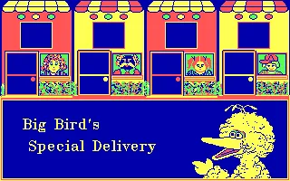 Big Bird's Special Delivery (DOS)
