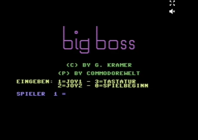 Big Boss (1989)(Commodore Disc)(de)
