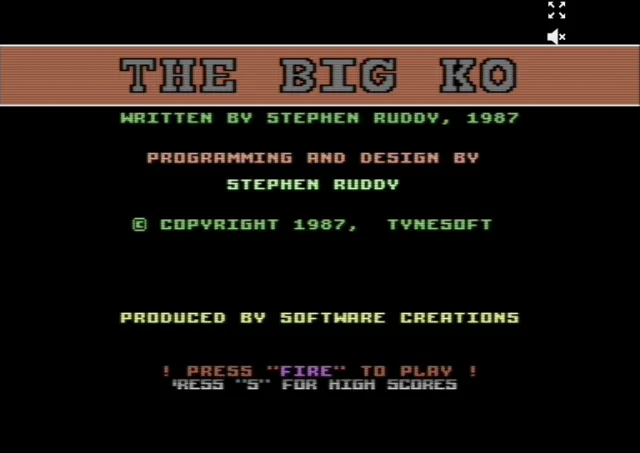 Big KO, The (1987)(Tynesoft)