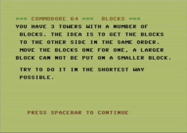 Blocks