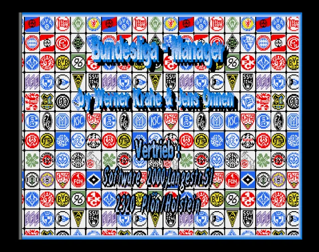 Bundesliga Manager v1.3 (1989)(Software 2000)(DE)[cr Shut Berlin][h Flying Star]