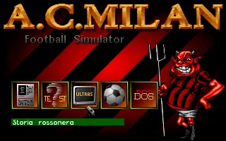 Campioni - A.C. Milan Football Simulator (MS-DOS)