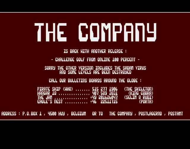 Challenge Golf (1991)(On line)[cr CPY]