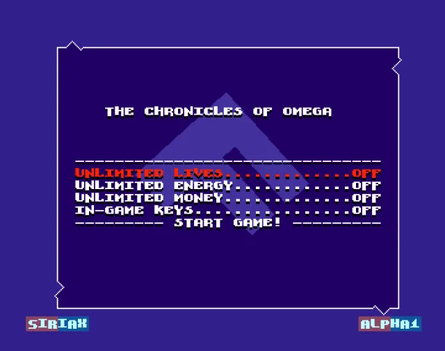 Chronicles of Omega, The (1990)(ARC)[cr Flashtro][t +9 Flashtro]