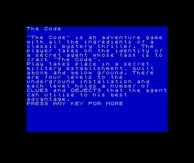 Code, The