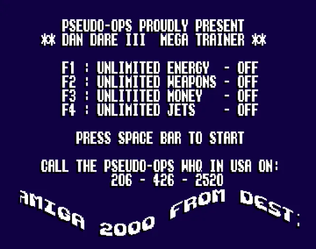 Dan Dare III The Escape (1990)(Virgin Mastertronic)[cr Pseudo Ops][t +4 Pseudo Ops]