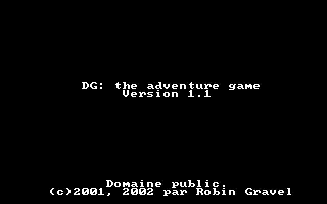 DG: The Adventure Game [v1.1] (FRE)