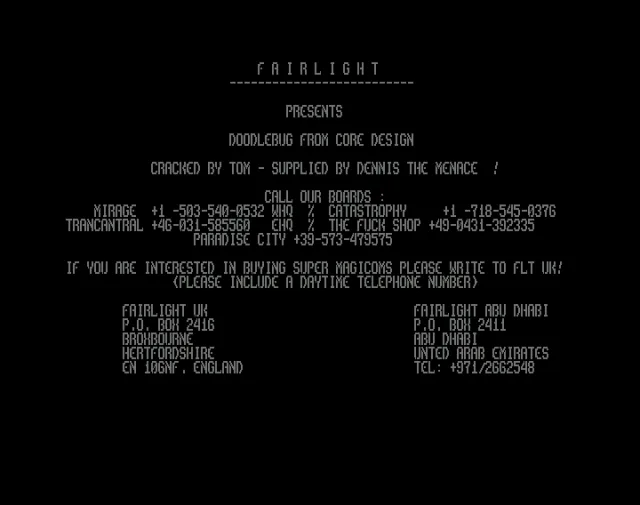 Doodlebug Bug Bash 2 (1992)(Core)[cr FLT][a2]