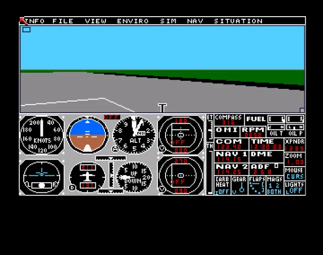 Flight Simulator II v1.1 & Western European Tour Scenery