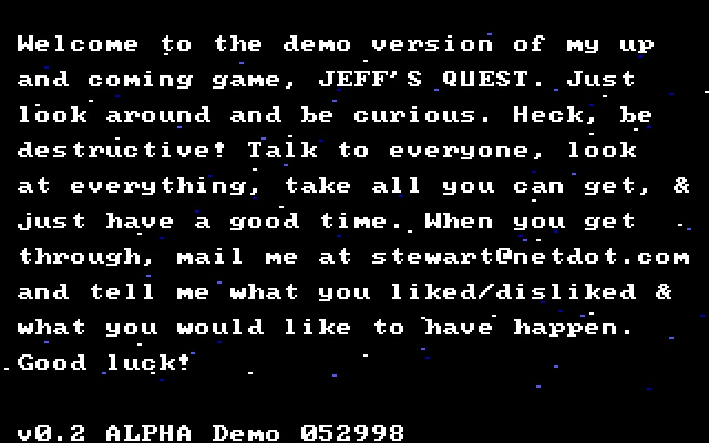 Jeff's Quest [v.5 alpha]