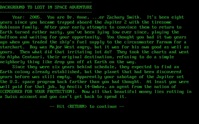Lost in Space: Dr. Smith Goes Home