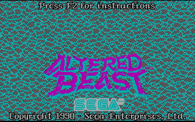 MS-DOS: Altered Beast (SVGA Machine)