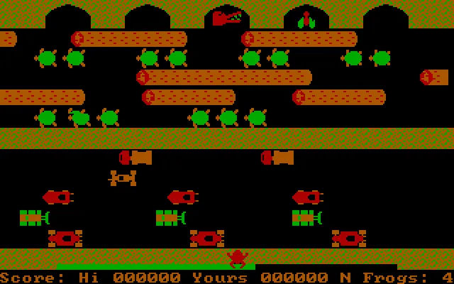 MS-DOS: Frogger