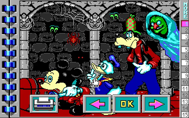 MS-DOS: Mickey's Jigsaw Puzzles (Tandy Machine)