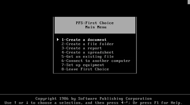 PFS: FIRST CHOICE Version 1.025