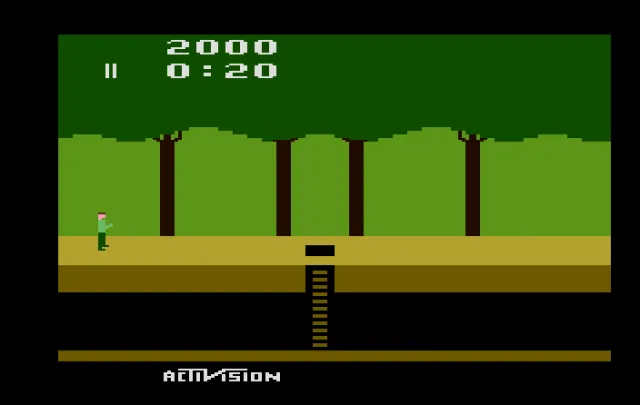 Pitfall! Pitfall Harry's Jungle Adventure (Jungle Runner) (1981) (Activision, d Crane) (AX 018, AX 018 04) (Prototype)