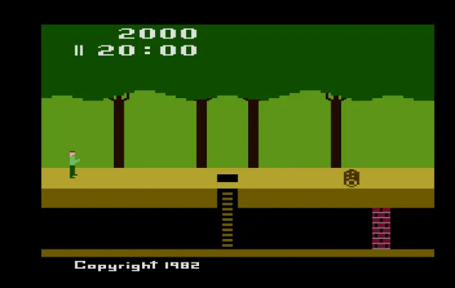 Pitfall! Pitfall Harry's Jungle Adventure (Jungle Runner) (1982) (Activision, d Crane) (AX 018, AX 018 04)