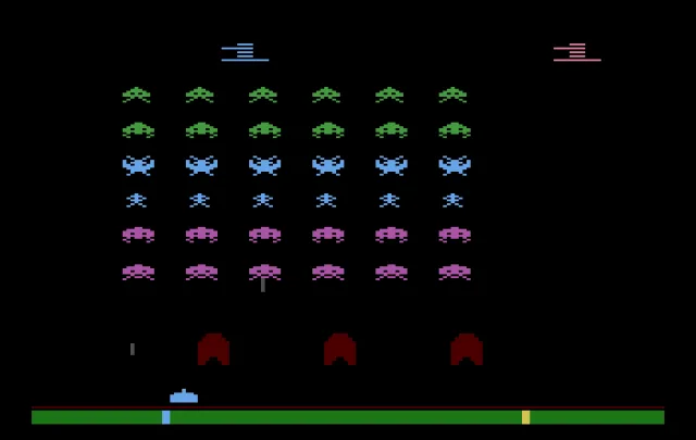 Space Invaders Deluxe (Space Invaders Hack) (2005) (Kurt Howe) (8K)